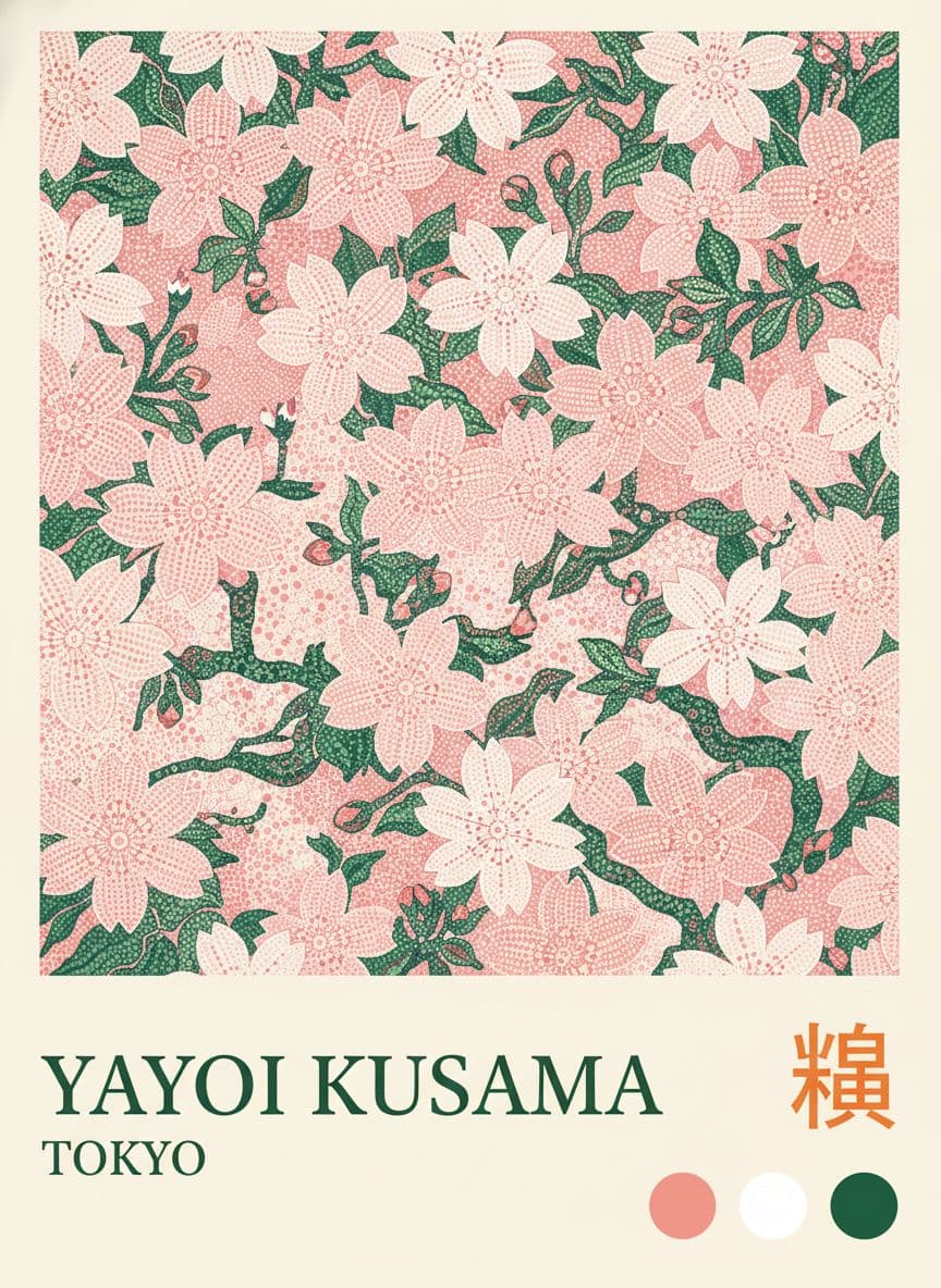 Yayoi Kusama poster
