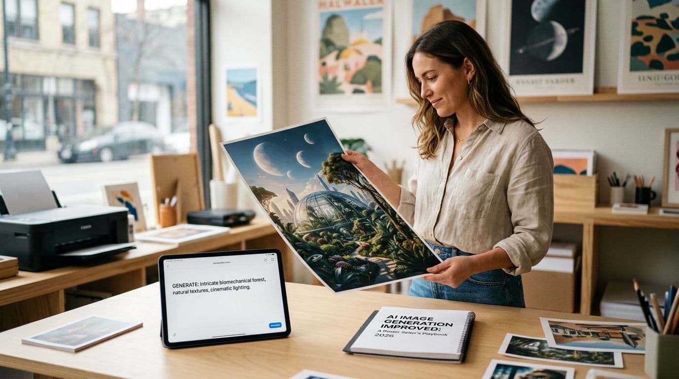 How AI Image Generation Improved in 2026 — A Poster Seller's Playbook
