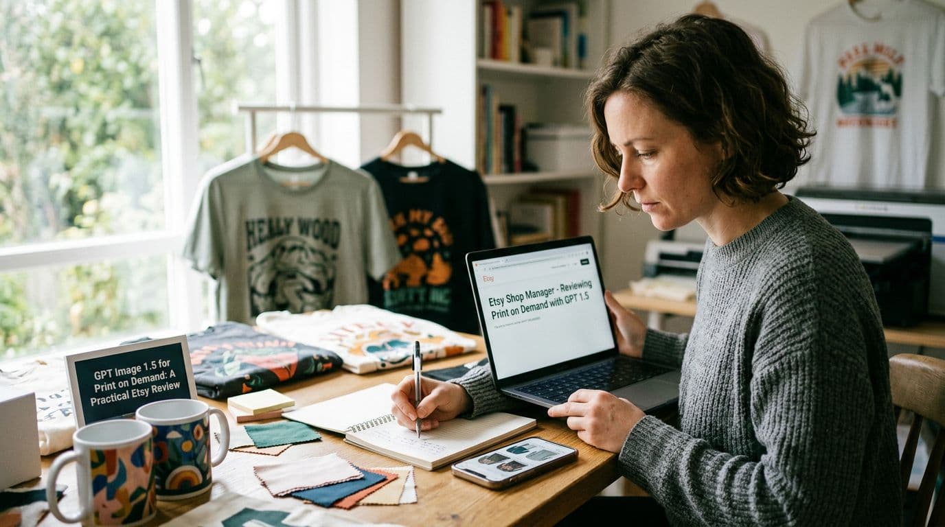 GPT Image 1.5 for Print on Demand: A Practical Etsy Review