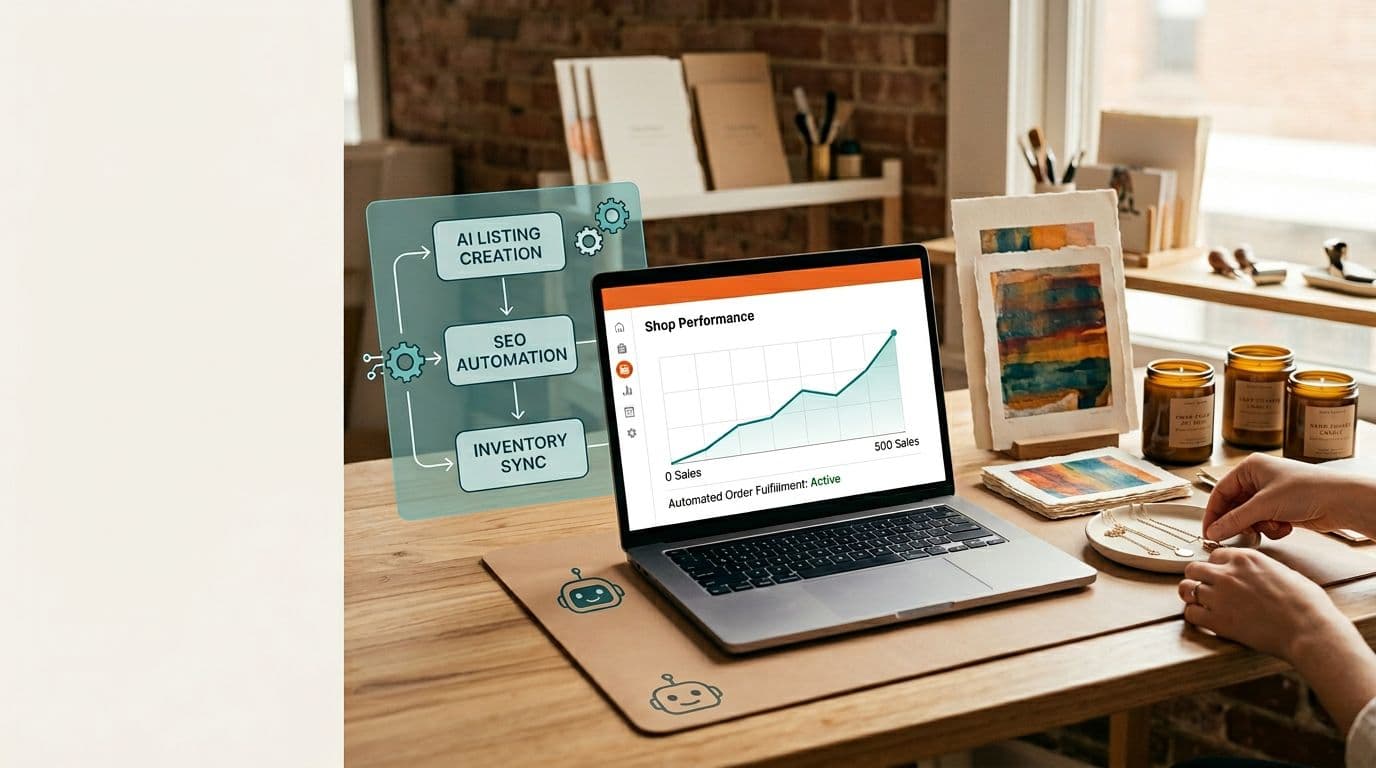Growing Your Etsy Shop from 0 to 500 Sales with AI and Automation