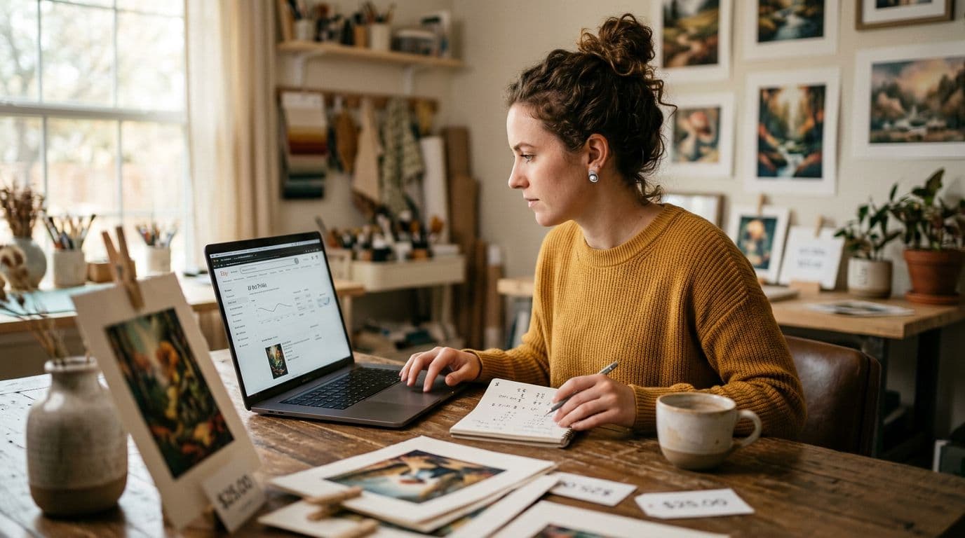 How to Price AI Art Prints on Etsy for Maximum Profit