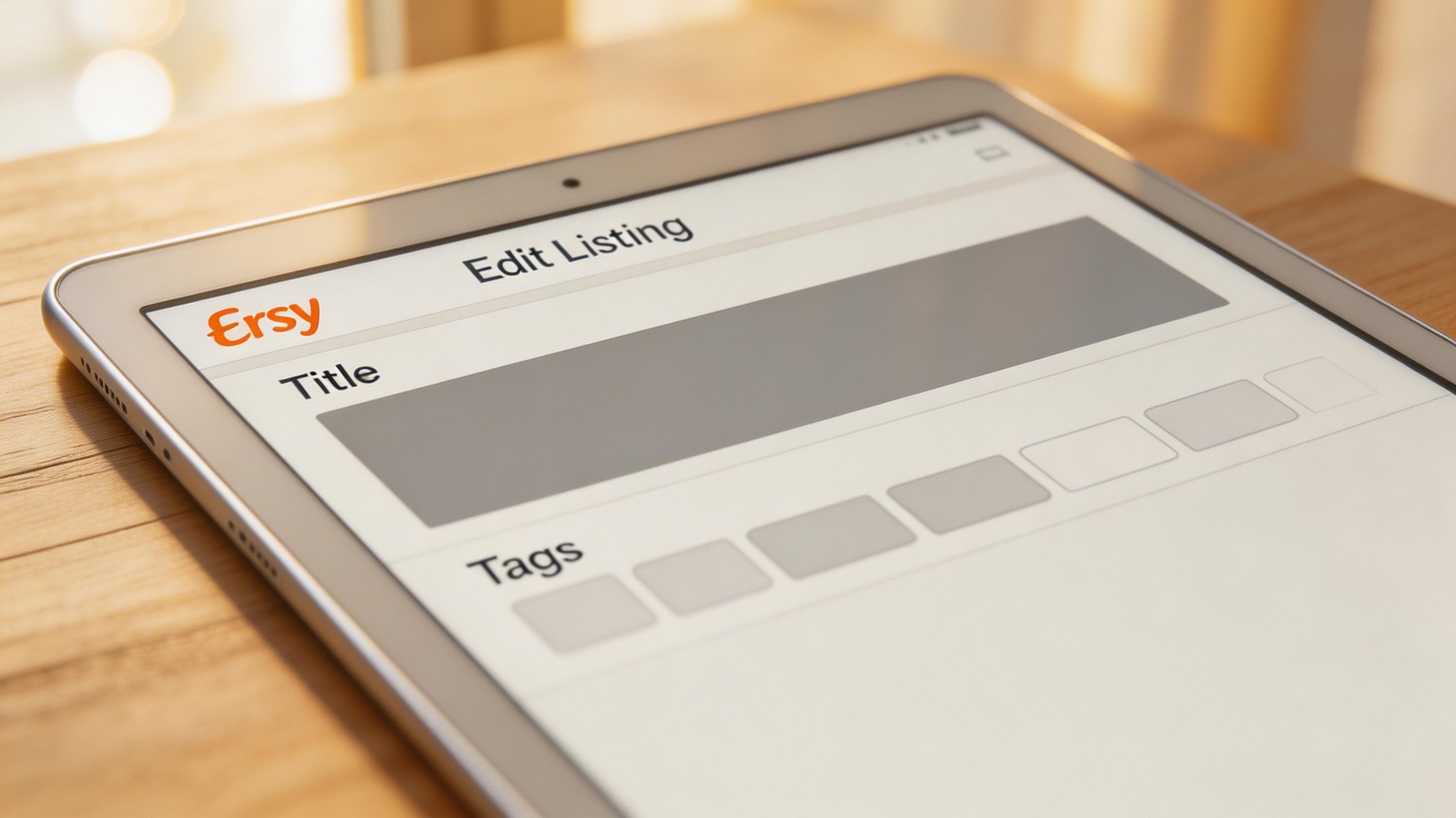 Etsy Listing Optimization Checklist for Home Office Sellers